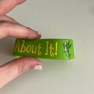 Don't Even Tink About It Tinkerbell Green Bracelet